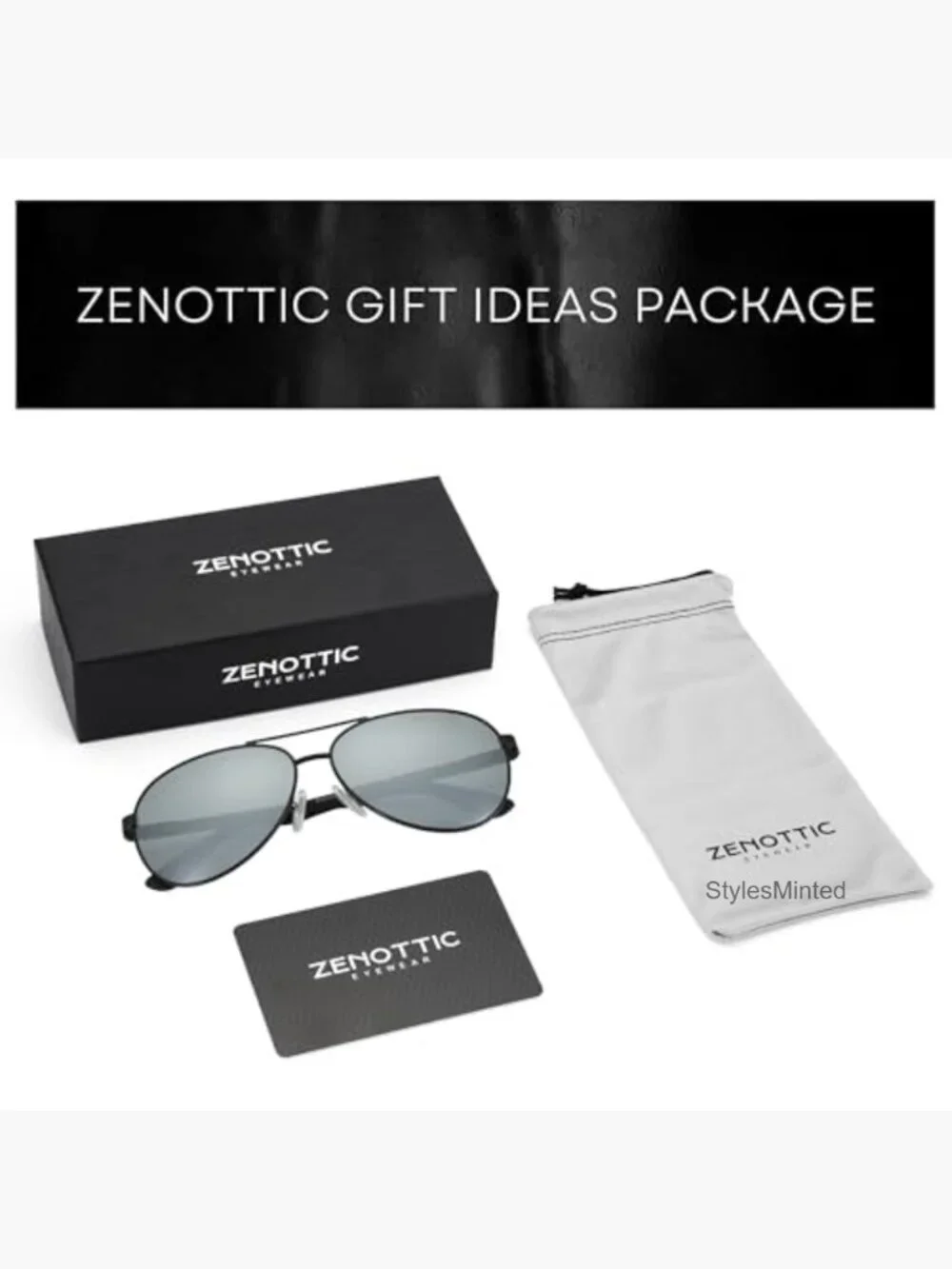 Polarized Aviator Sunglasses Carbon Fiber Pilot UV Protection
